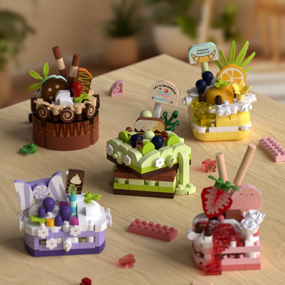 Novel Dessert Model Assembly Toys for Ages 8+