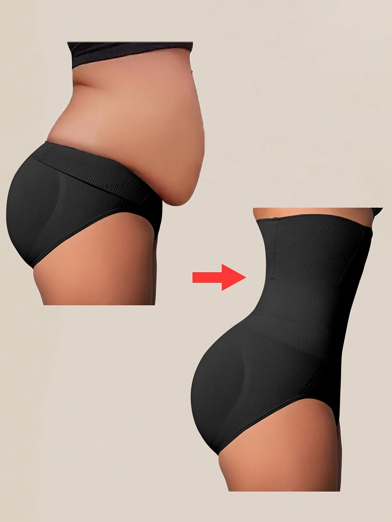 womens high waist tummy control   lift panties tummy flattening and   enhancement adjustable breathable   casual shapewear seamless design durable stretch fabric