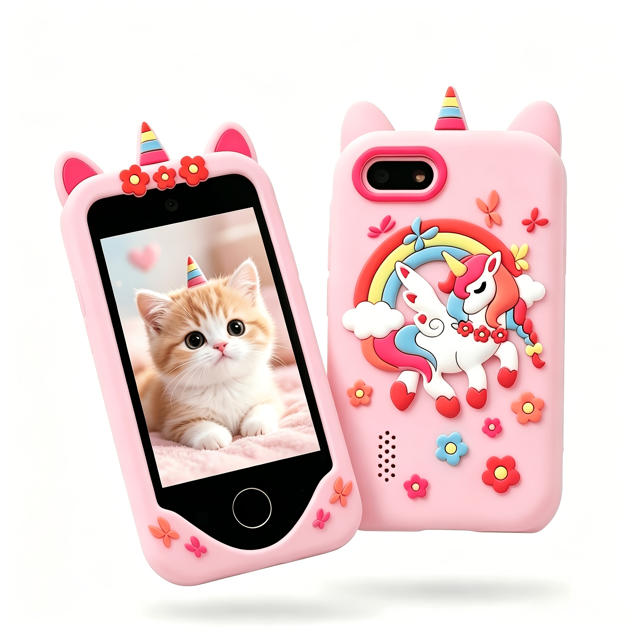 Itmeipc Smart Camera, Hd Touchscreen, Dual Cameras (photo & Video), Activities, Abc Letter Education, Recognition, Music Player, Educational Games, And Time Display Functions