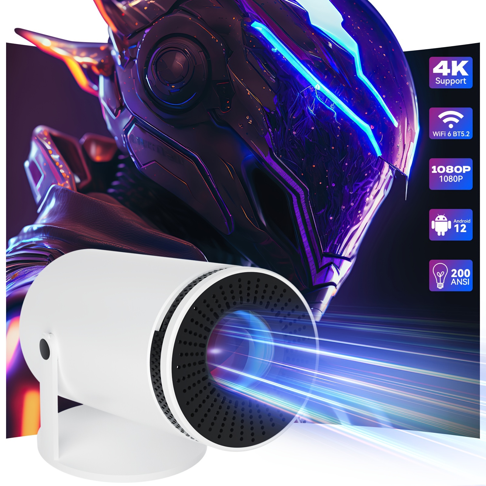 HY300 ミニプロジェクター HD 720P WiFi LED mj-1546 HY300 ミニ