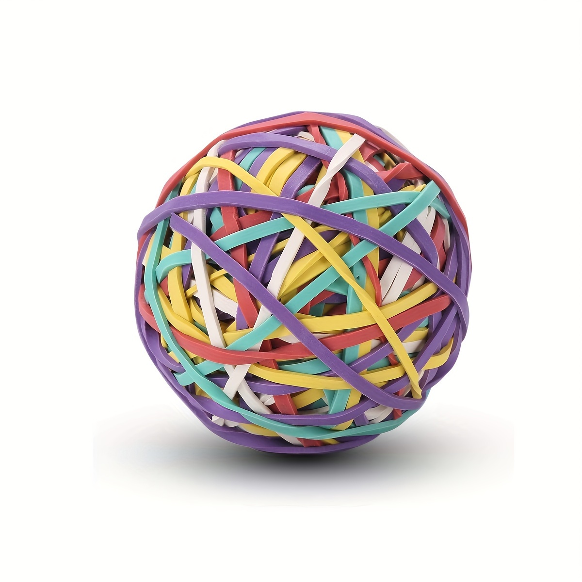 

1 Pack Rubber Band Ball About 150pcs 5 Colors Rubber Bands For Office School Home Strong Elastic Band Office Supplies