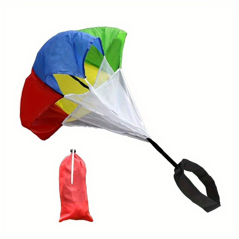 TEMU Rainbow Resistance Parachute For Fitness: Adjustable Weighted Running Parachute For Speed And Agility Training - Suitable For All Ages