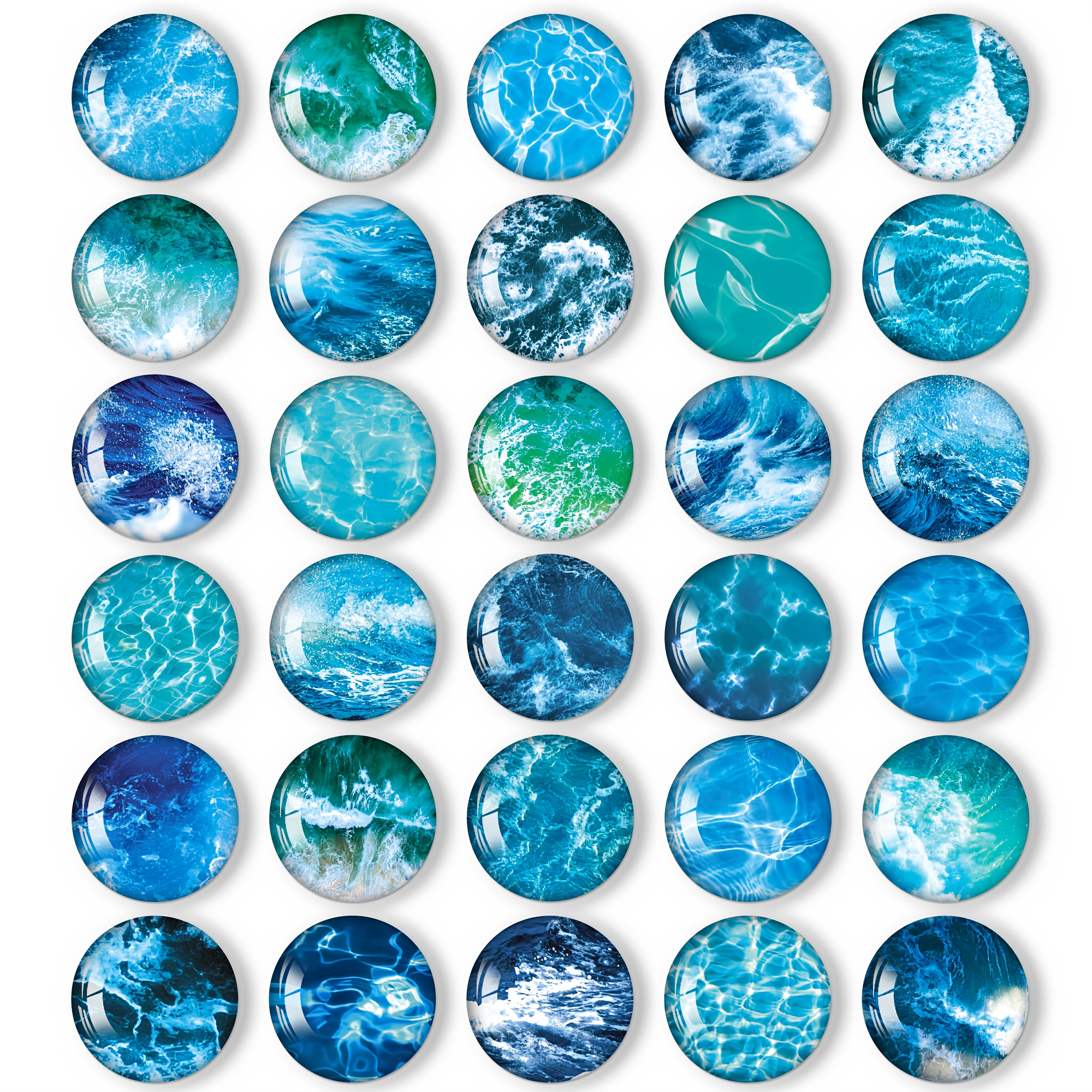 Image of 30pcs Fridge Magnet (), Storage Cabinet, Fridge, Whiteboard, Decoration, Cabinet, Office Partition, Magnetic Board, Kitchen, Fun Adult, Home Decor Gift, Car Decoration Magnet.