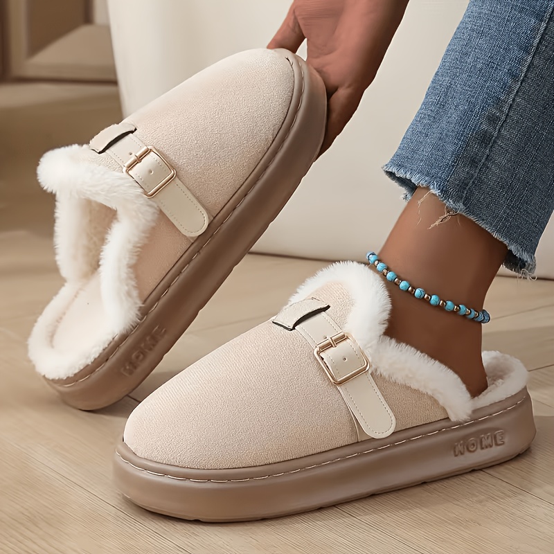 TEMU Comfortable And Design Single- Fashionable And Versatile Indoor/outdoor Slippers, Gift For Family, , Women, Wide Fit, Wide Toe Box Home Slippers