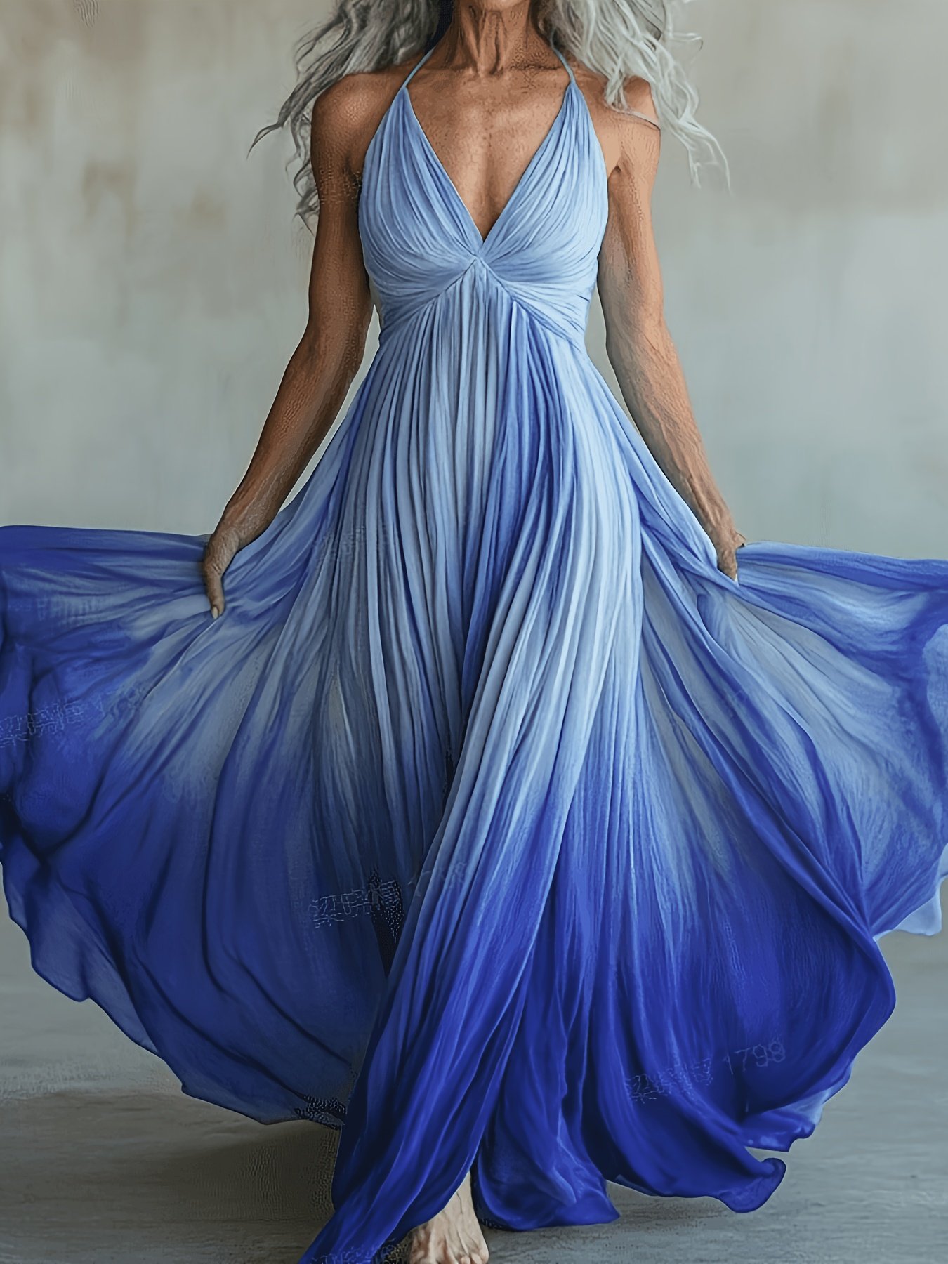 ombre dress sold on Temu United States