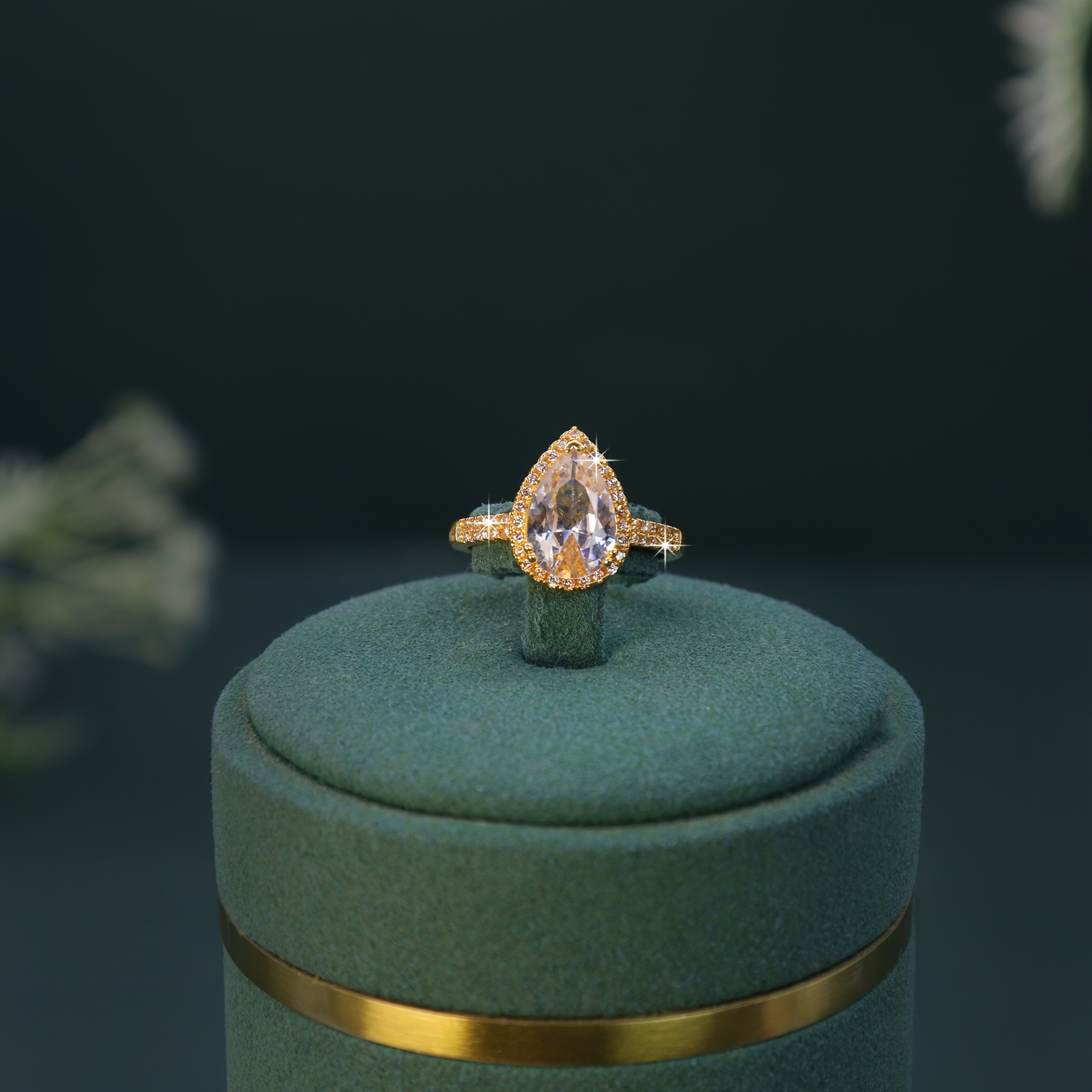 5pcs 18K Golden Plated Royal Style Wedding Set — Elegant Gift