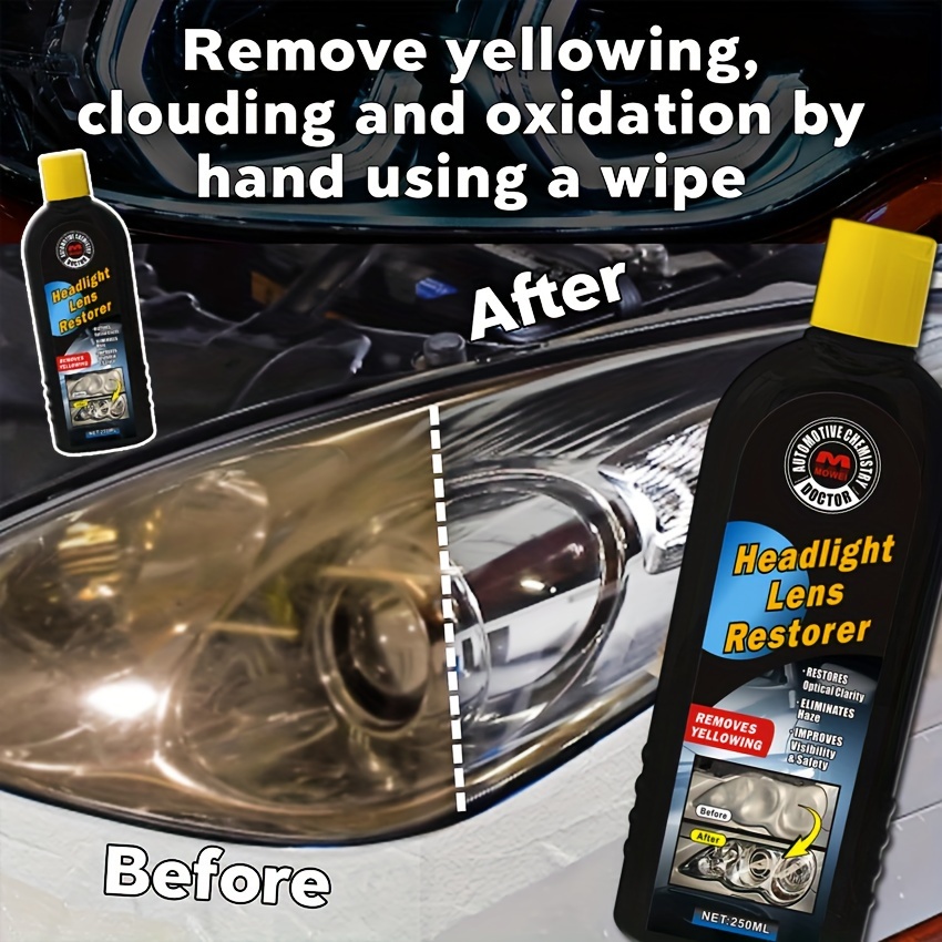 Universal Headlight Restoration Polish Removes Yellowing Temu