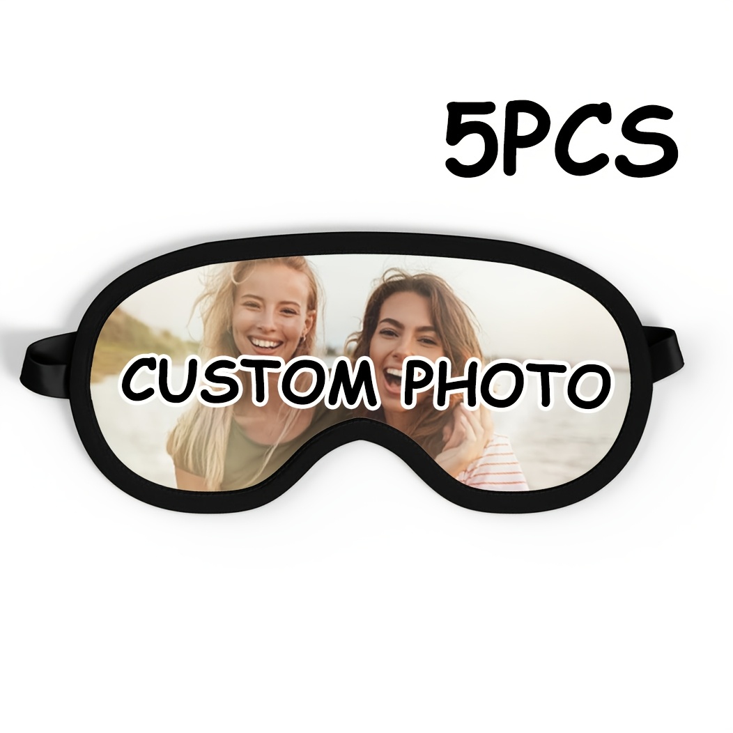 TEMU Custom Photo Sleep Eye Mask. Personalized Eye Photo. Customized Mask Are Personalized Gifts For Family, , Parties, Graduation, Celebrations, ,