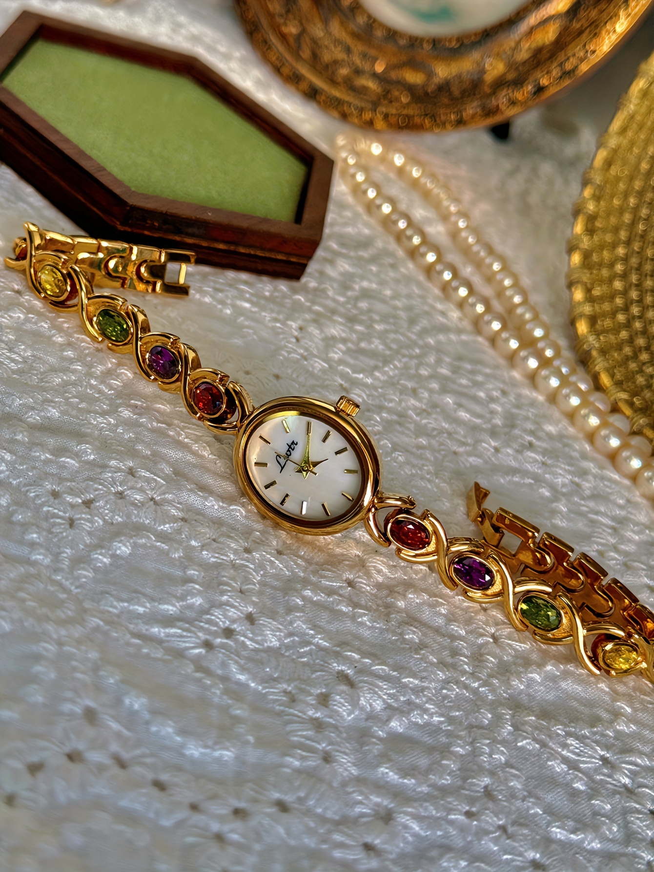 Vintage Tourmaline Watch Vintage Swatch TOURMALINE LK142 Watch for Her | Swatch Lady  main image 4