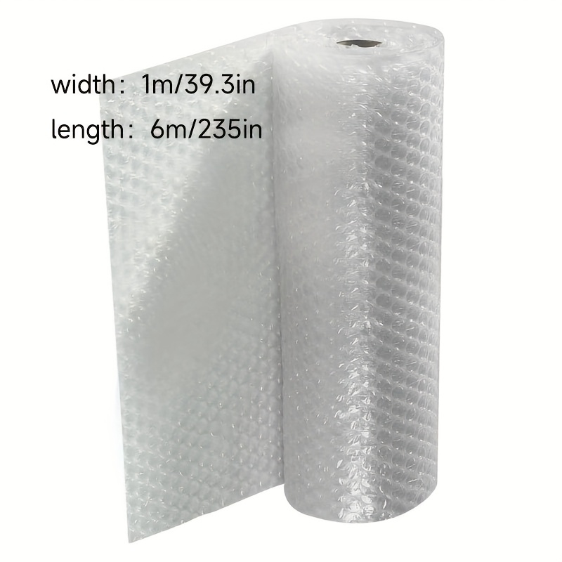 Roll Of Bubble Wrap 100cm X 6m – Packaging For House Moving & Packing Storage Boxes And Protect Fragile Items For A Long Time With & Moving Utilizes Storage Space While Providing Protection