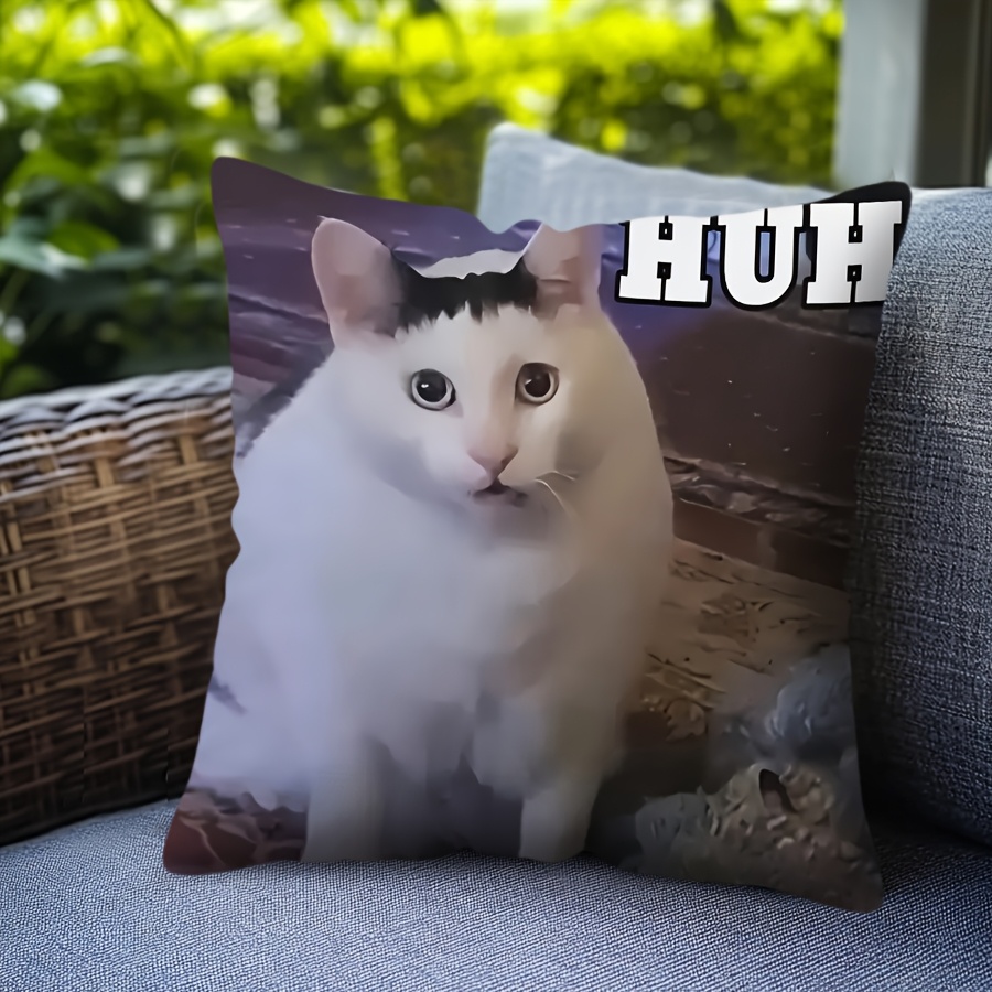 Katzen-Meme-Flagge 90x150 Cm – Aus Polyester, Mit 4 Messingösen, Für Drinnen & Draußen