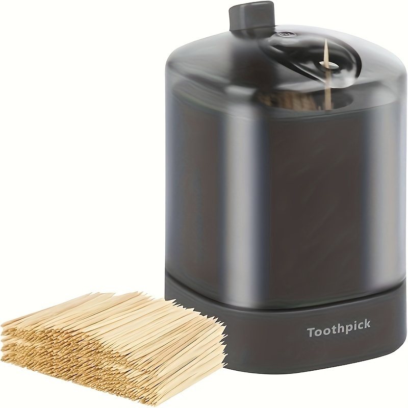 

Automatic Toothpick Dispenser - Durable Ps Material, Perfect For Kitchen & Restaurant Use, Ideal For Holidays Including , Christmas, Easter, Thanksgiving