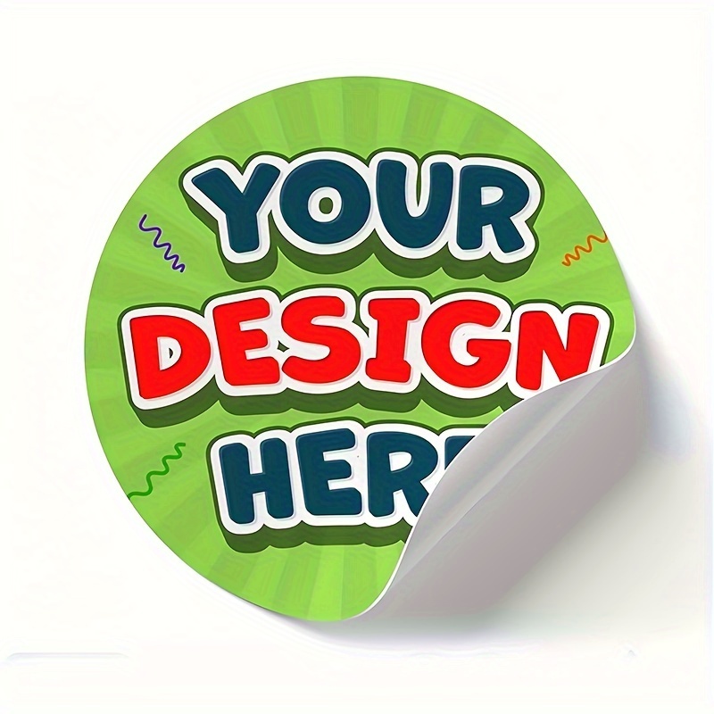 

Custom Cartoon Stickers - Personalized With Your , Ideal For Holiday Promotions & Corporate Events, Paper/polyethylene Material, Feather-free