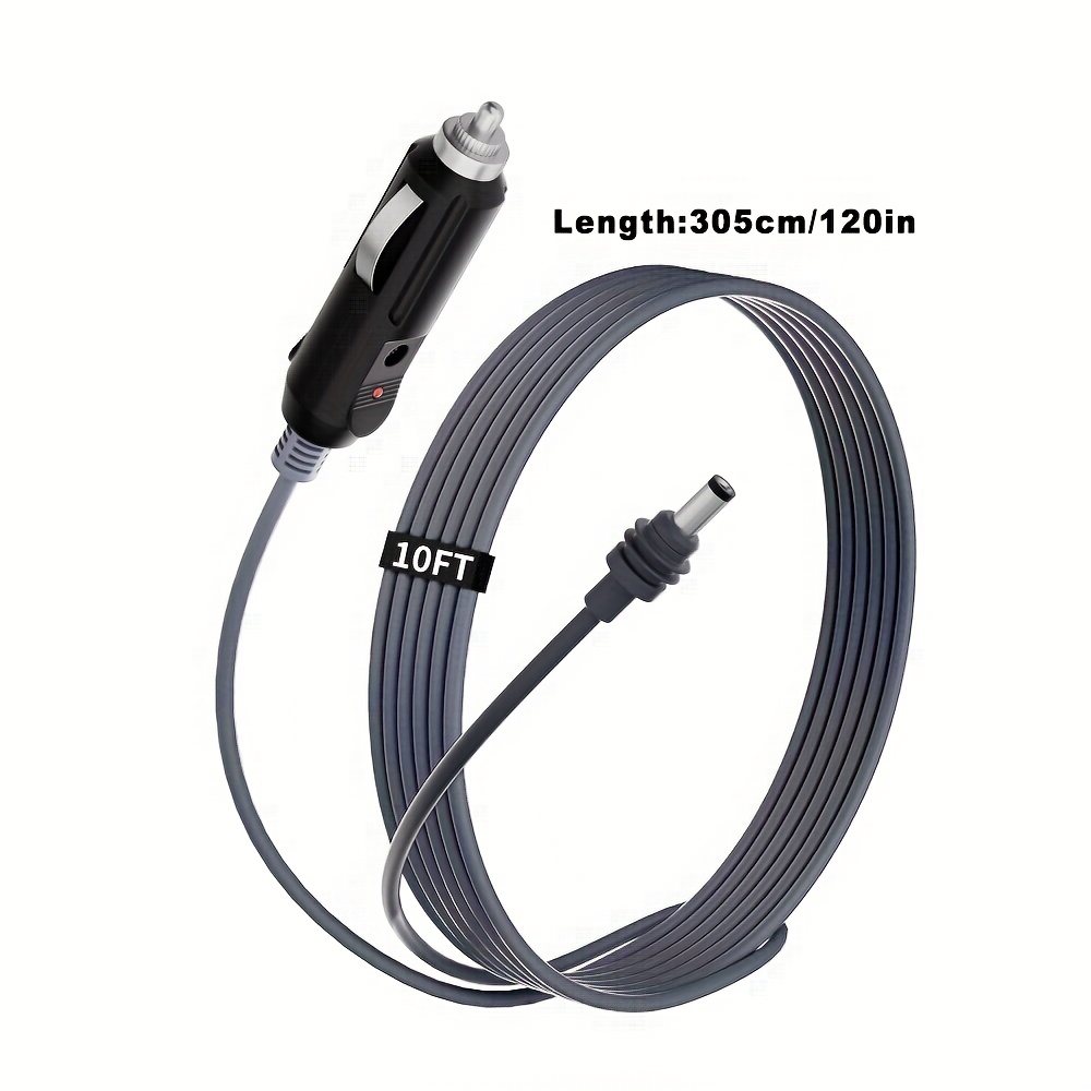 mini 60w car charger cable 9 84ft 15a fuse 12v 5 5x2 1mm connector durable auto charging cord no electronic components motherboard without battery Product details 1