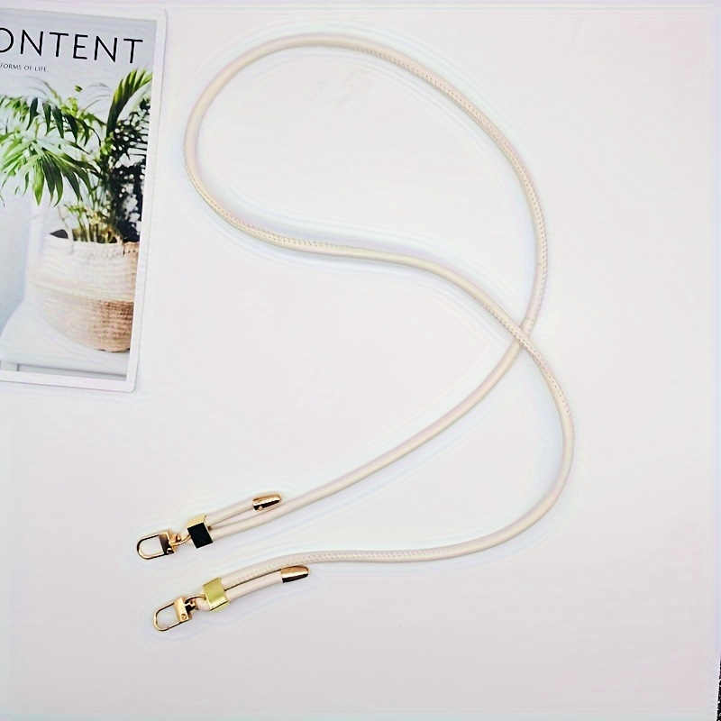 Chic Adjustable Faux Leather Shoulder Strap - DIY Round Rope, Replaceable for Handbags & Phone Cases details 9