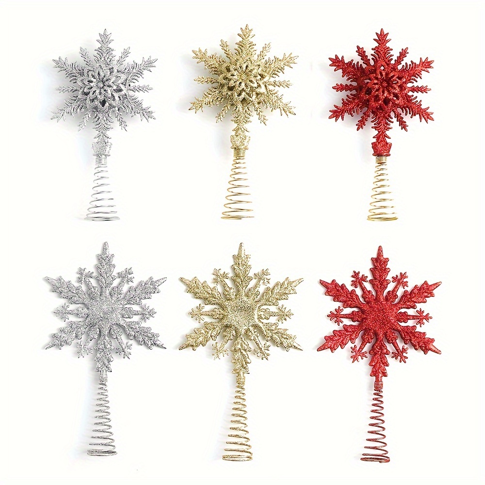 

1pc Flora Glittering Christmas Tree , Plastic Decor For , Thanksgiving, Halloween, And , No Needed,