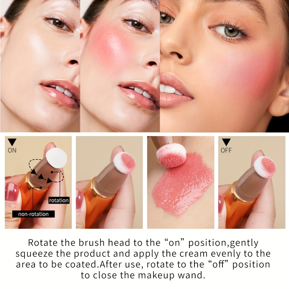 Flüssiges Rouge & Contouring Make-up – Matt, Wasserfest, Lang Anhaltend Für Natürlich Strahlende Wangen