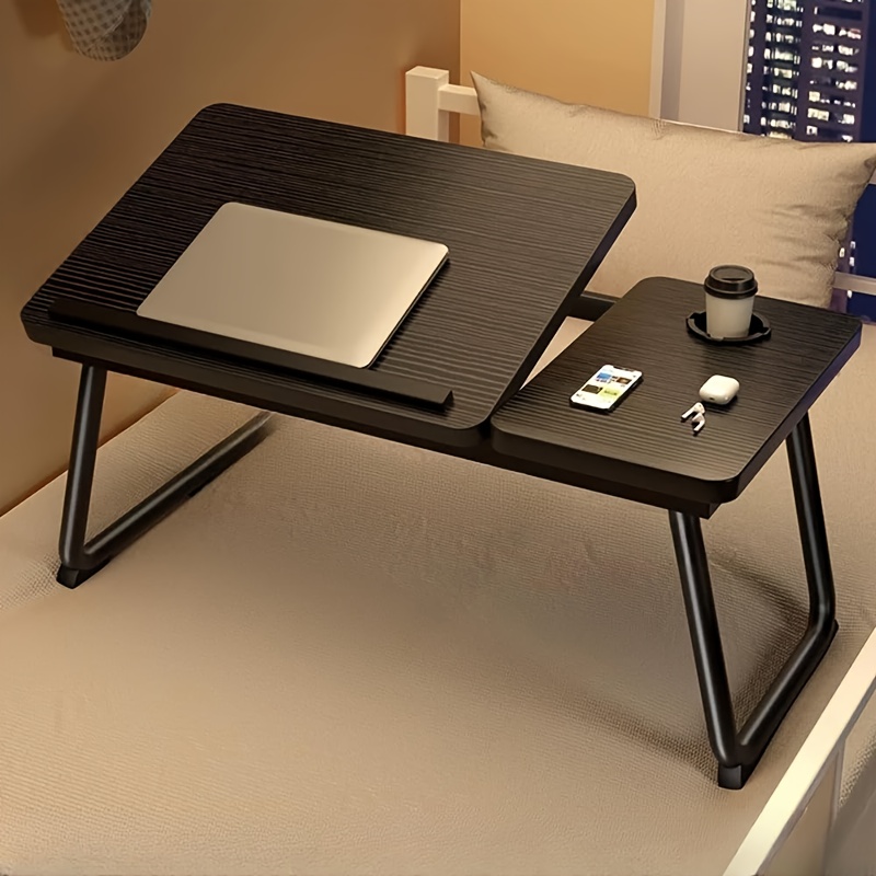 TEMU 折りたたみ式 リフティング＆ロワーテーブルボード、寝室用 家庭用ベッドングデスク オフィスデスク、多機能回転デスク、ンド折りたたみ、滑り止めブロック付き