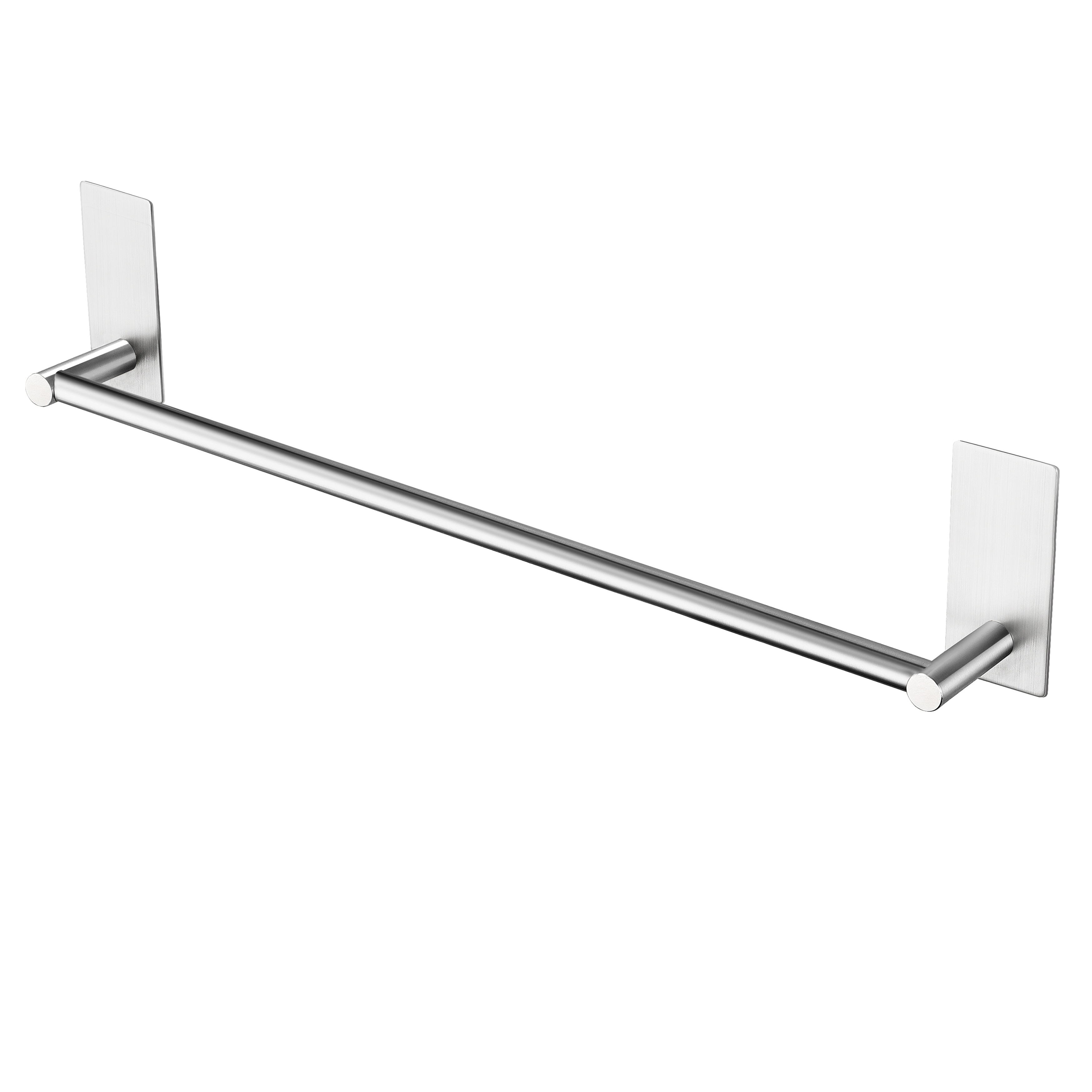 TEMU Stainless Steel Towel Rack, 23.6 Inches, Wall-mounted Self-adhesive Towel Rack, Suitable For Bathroom, Kitchen, Hand Towel Rack, Dishcloth Rack