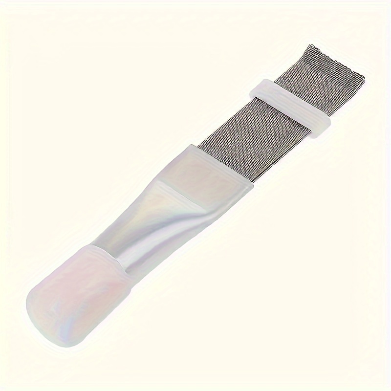 TEMU 1pc Stainless Steel Ac Wing Cleaning Brush - Comb & Scraper, No Power Needed, For Air Conditioner Maintenance