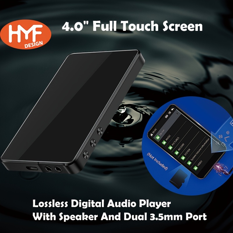 Classic MP3 Auido Player 1.8inch Multi-language Bluetooth 5.0 Mini Portable  Music MP3 MP4 Player USB 2.0 3.5mm Jack for Windows