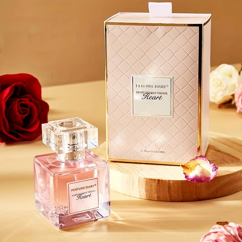 Perfume in Flowers Heart Box