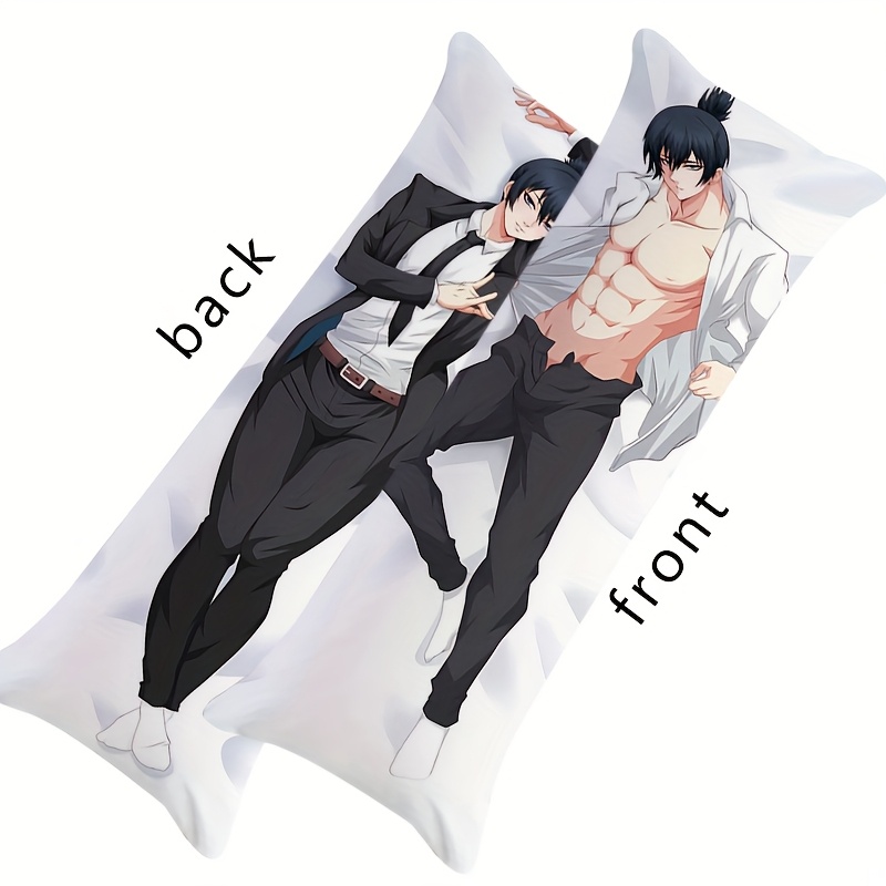 anime muscle man design body pillow cover, contemporary style