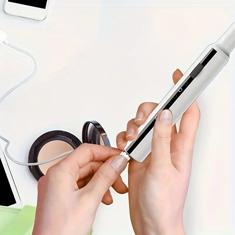 tpye c rechargeable tooth flosser dental toothbrush cleaning kit 5 working 4 interchangeable accessory heads daily home cleaning oral electric toothbrush outdoor travel travel essential holiday gift for details 1