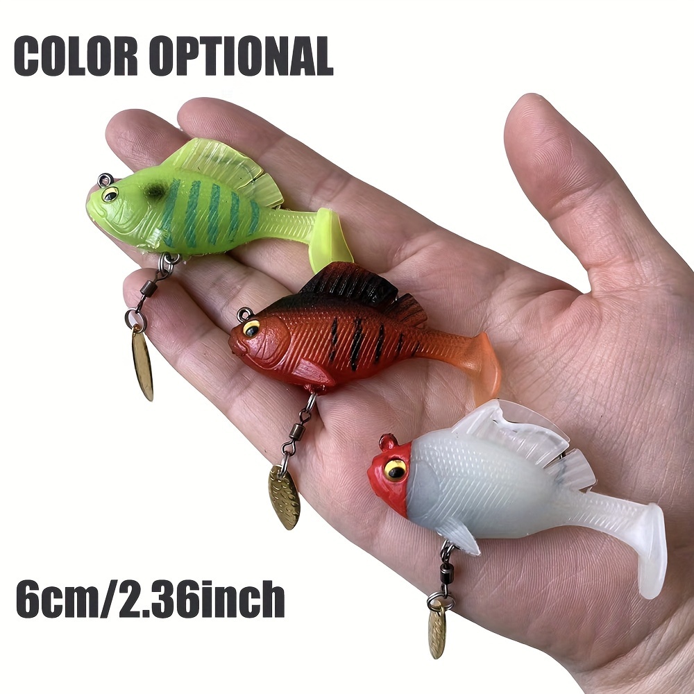 Bionic Paddle Tail Swimbait Sleeper Gill Soft Bait - Temu