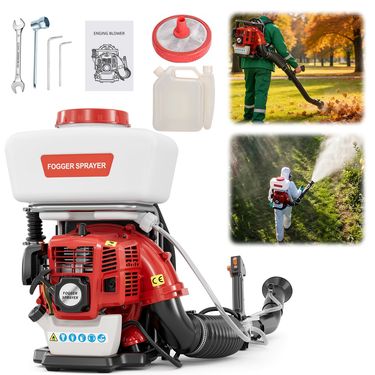 85cc Gasoline-Powered Backpack Leaf Blower/Sprayer (2-in-1, 3.7-Gallon Tank) Ideal for Yard And Orchard Maintenance. Discounted Tool/ Promotional / Halloween & Christmas Gift. Includes Free Multi-function Blower Attachment.Gifts for Men