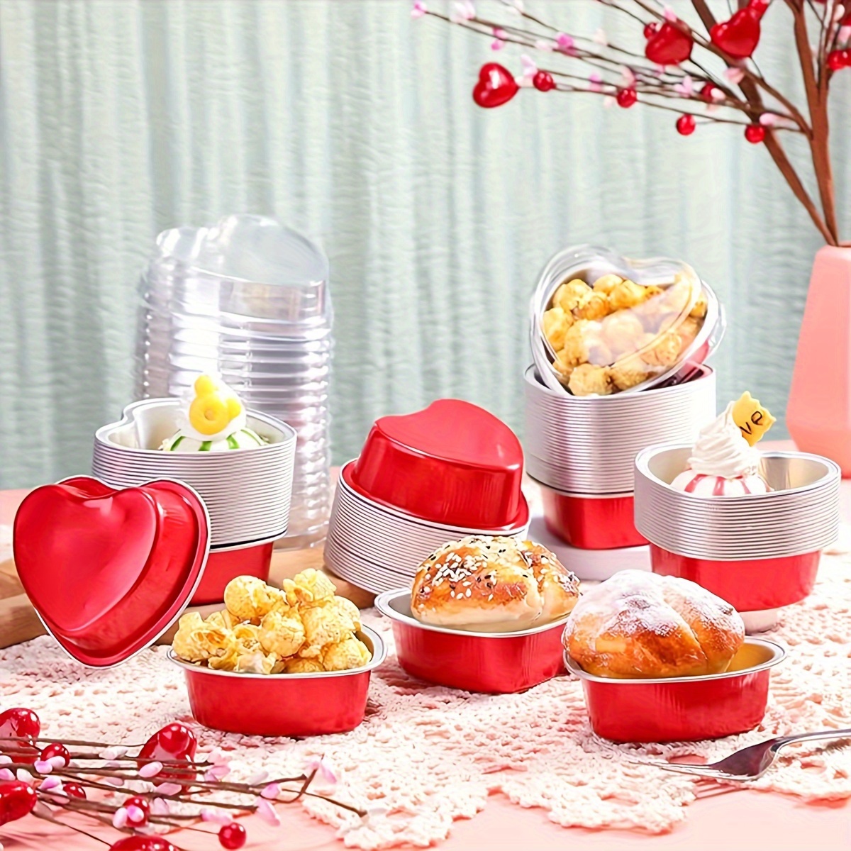 Caissettes Cupcake Moule Muffin Papier Mini Moules à Muffins en Papier pour  Mariage Anniversaire Fête(50 Pièces) : : Cuisine et Maison