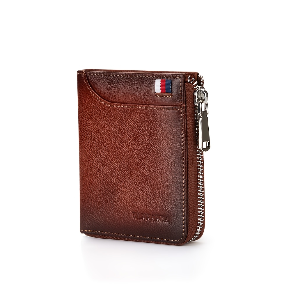 Men's Vintage Zipper Wallet