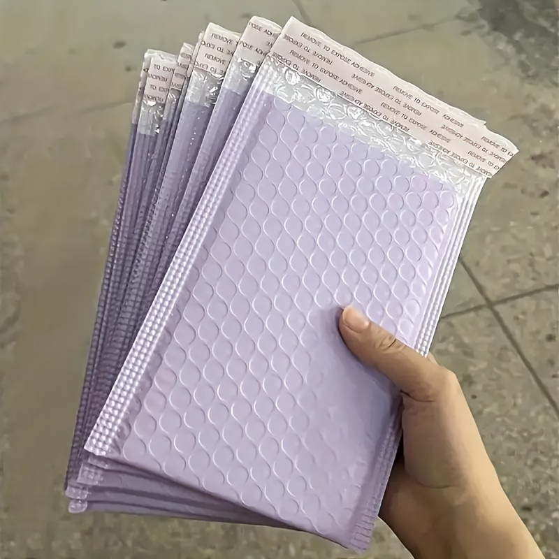 

20pcs Purple Bubble Bags, 4.3 7.5in, Padded Poly Bubble Mail, Small Business Packaging, Shipping Envelopes, Padded Envelopes, Mailing Envelopes, Shipping Supplies