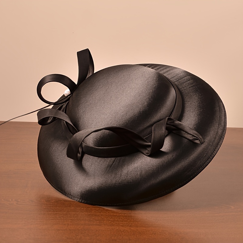 womens hat womens large hat british style hat - Temu display picture 1