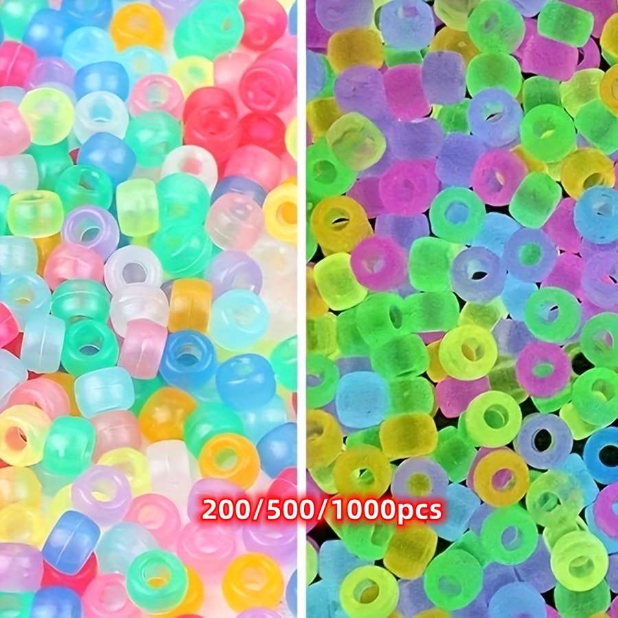 

Elegant -the-dark Acrylic Beads For Jewelry Making: 1000/500/200pcs Beads For Bracelets & Necklaces