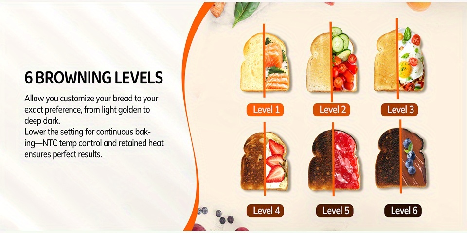 Toaster 4 Slice, Digital Smart Toaster with TouchScreen, Dual Control Panel, Single Slot Toasting, Timer, Reheat & Defrost for Bagels, Bread, Waffles, Stainless Steel Kitchen Essentials