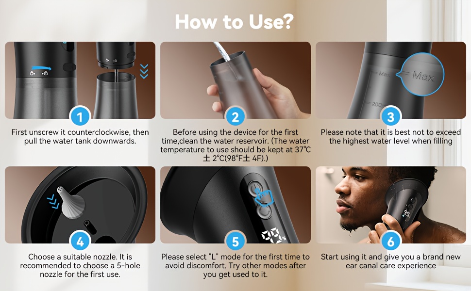 Rechargeable Earwax Cleaner With Led Display And 3 Pressure Levels_voghion.com