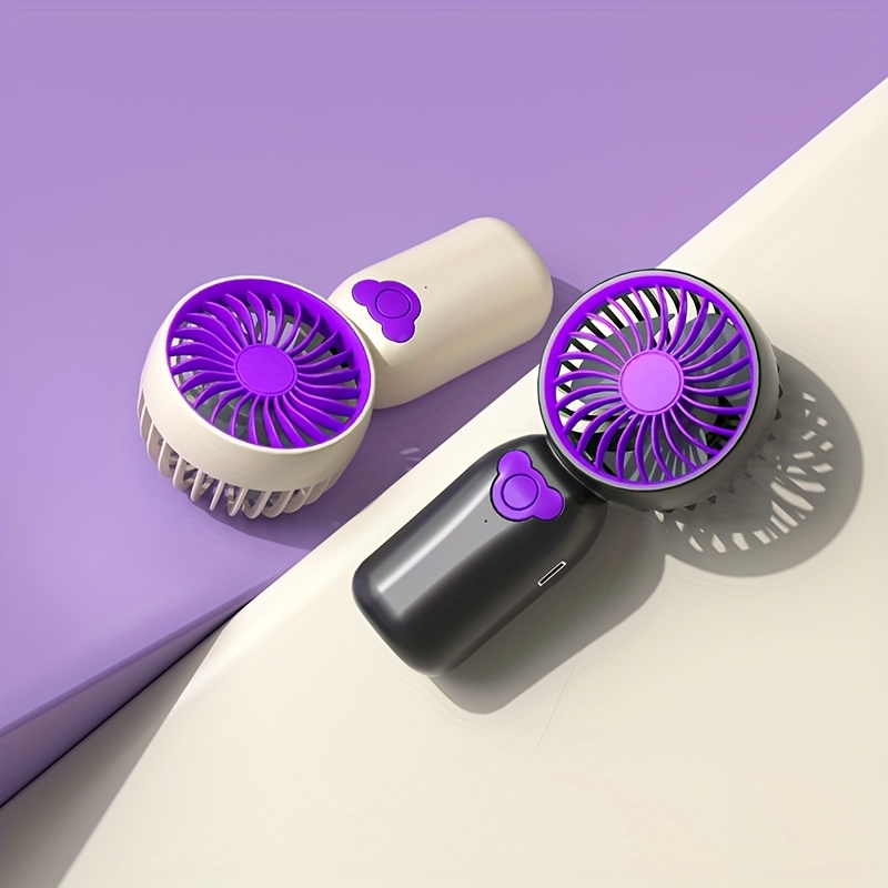 1 Mini Fan with Three Wind Speeds and Lanyard, Available in Various Colors, Party Gift