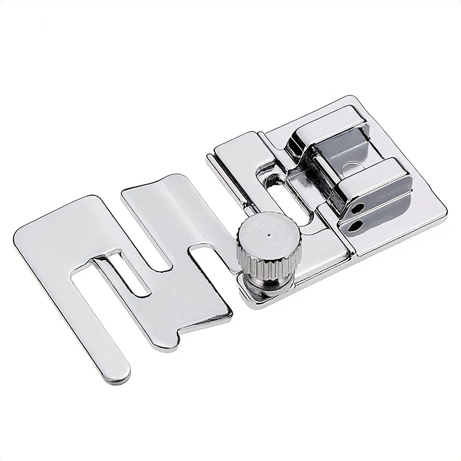 TEMU 1 pièce Pied-de-biche pour machine à coudre 25 mm accessoire pour tissu élastique tricoté, outil de couture DIY