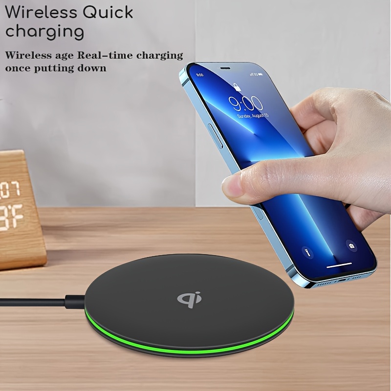 base carga inalámbrica qi certificación estación carga Temu Mexico