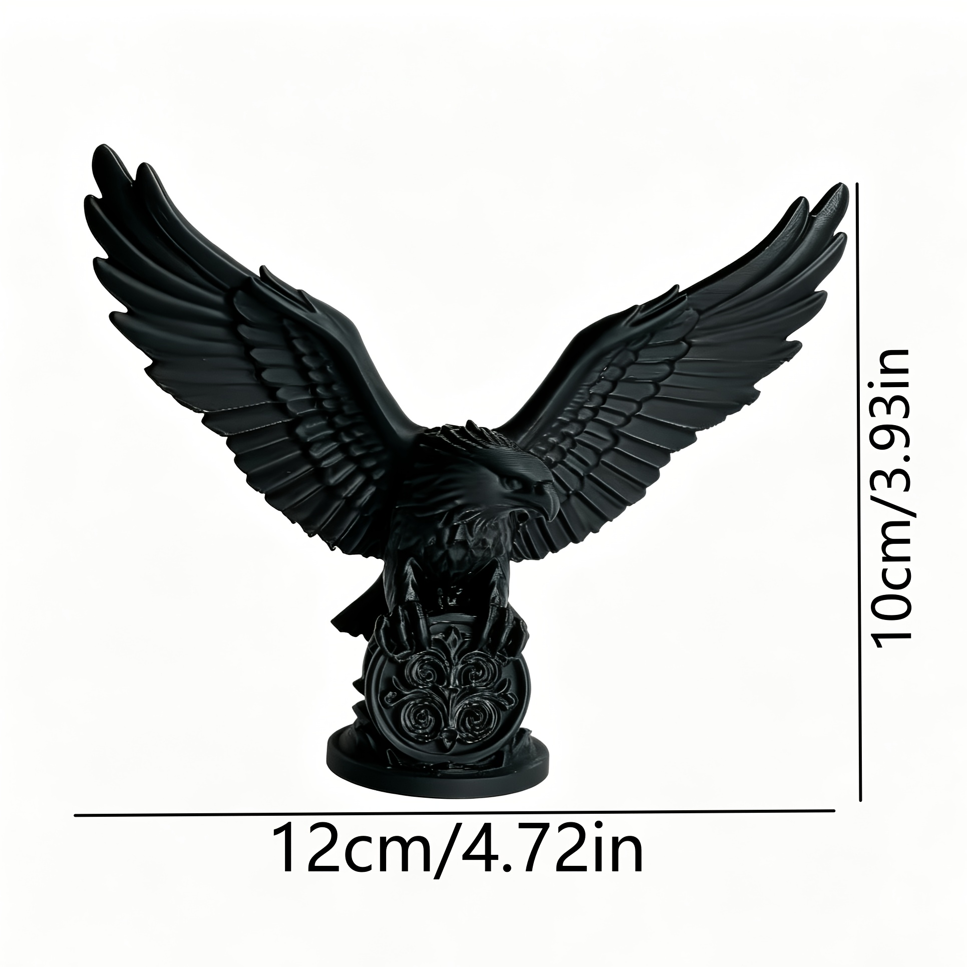 TEMU Collectible Miniature Sculpture, 1pc, Eagle Ornament, Vintage Business Eagle Sculpture, Ideal Desktop Decoration For Office Desk, Bookshelf,