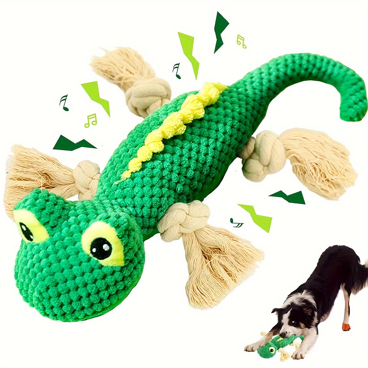 

Dog Squeaky Toys Plush Lizard Interactive Puppy Dog Toys Stuffed Animal Dog Plush Toy For Puppy And Small Medium Large Dogs