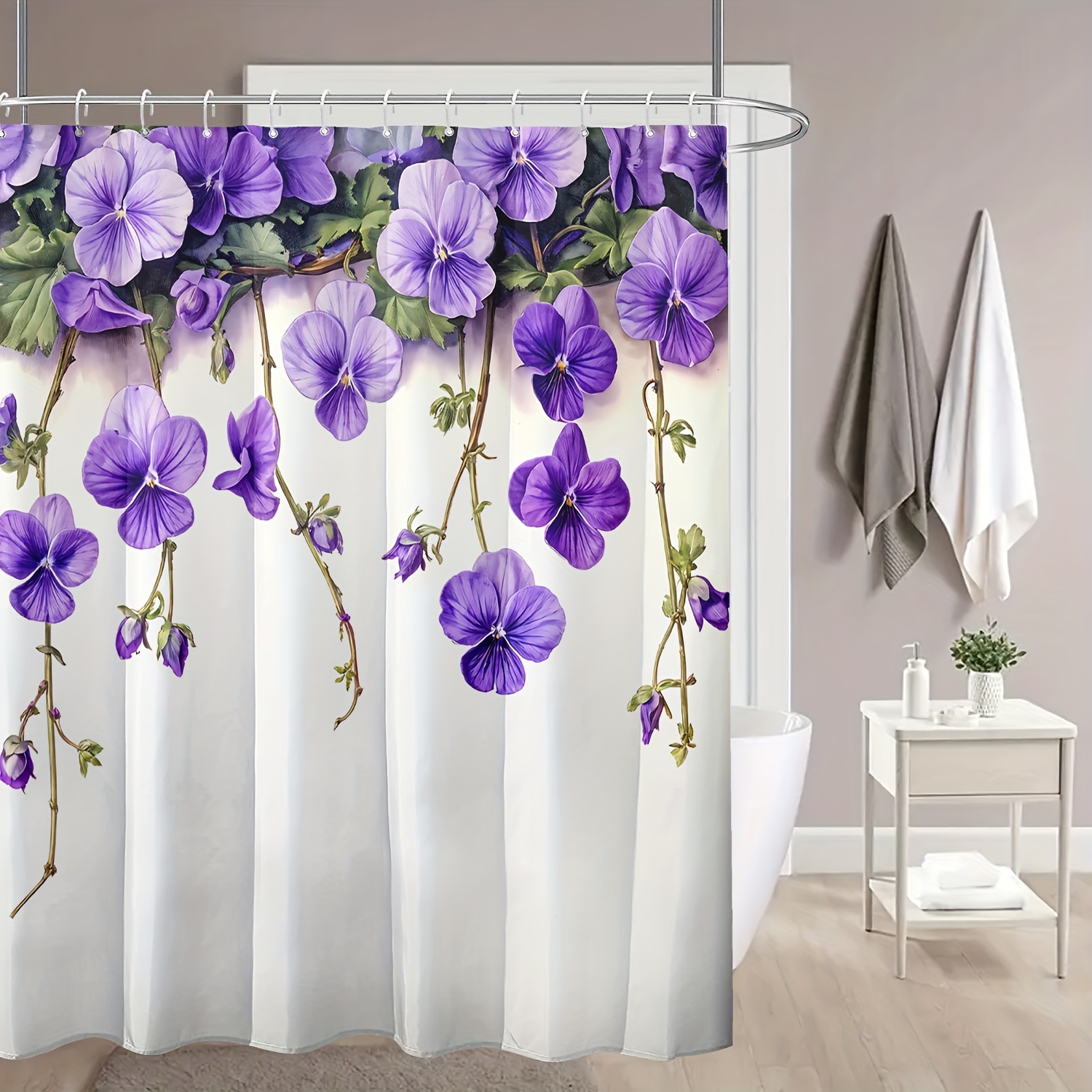 

Shower Curtain Set - Polyester 12 , ,