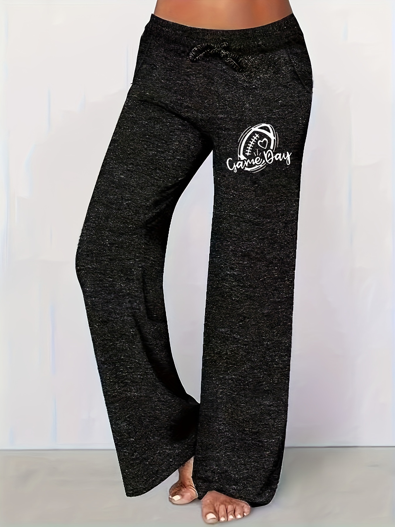 pantalones chándal casuales mujer tallas estampado Temu Chile