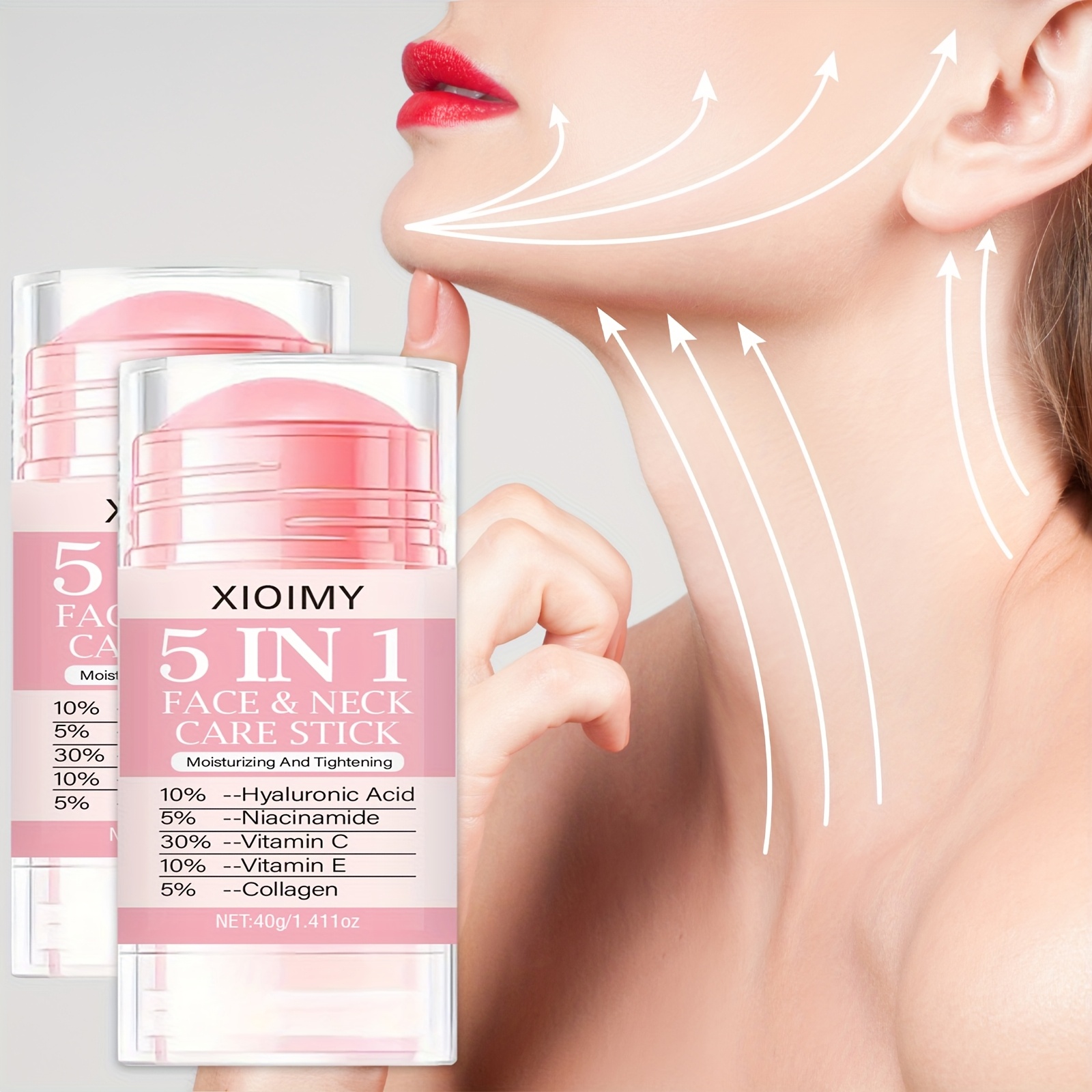 Straffende Halscreme Mit Hydrolysiertem Kollagen – Anti-Falten & Feuchtigkeit Für Hals & Dekolleté, 50 Ml