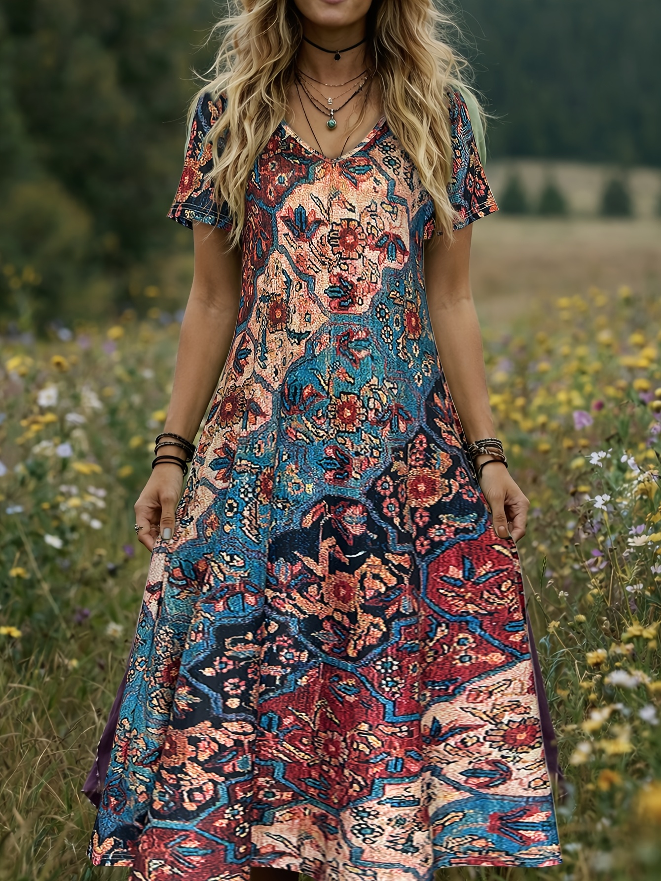 western flowy dress Anastelle White Maxi Dress main image 0