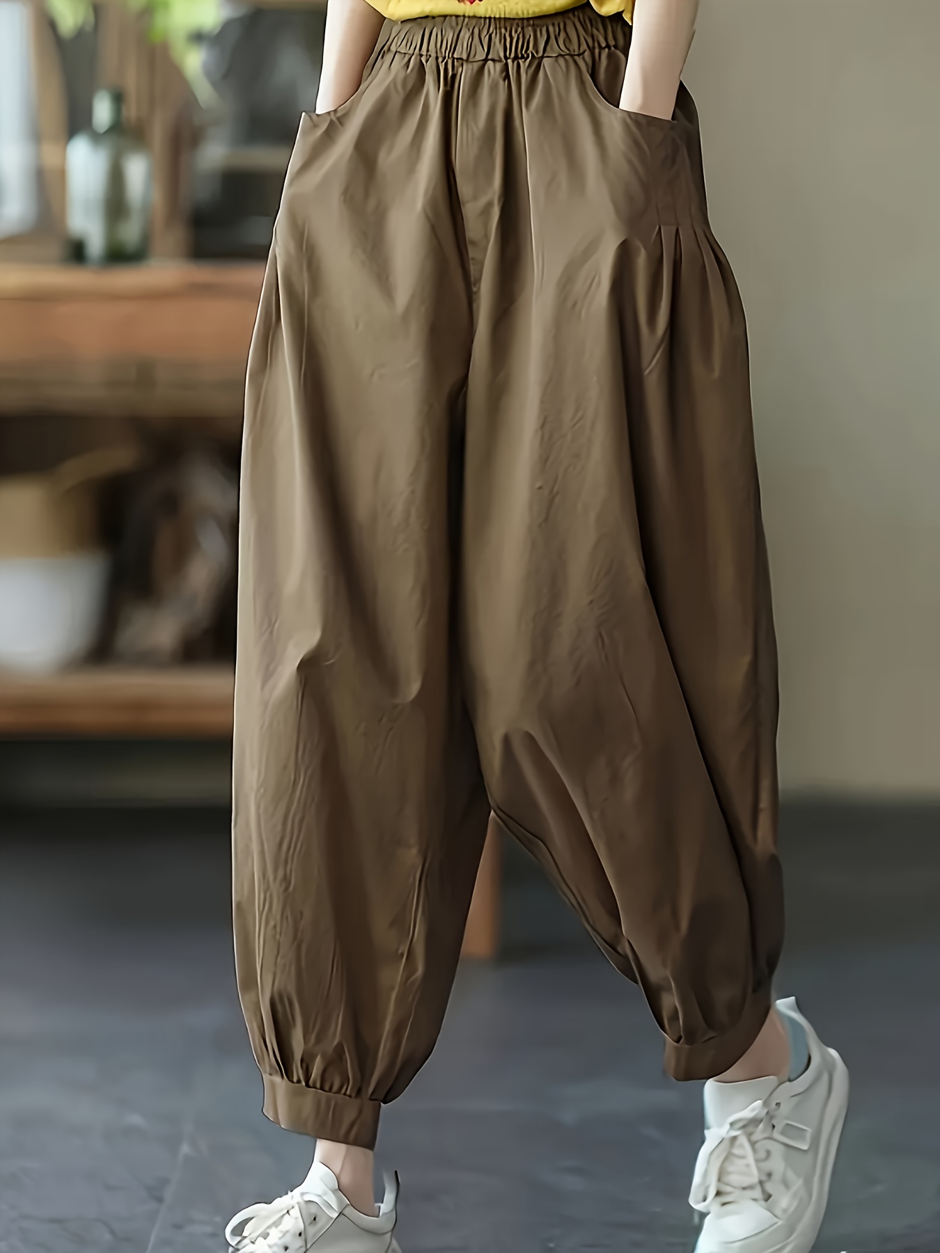 【YOURNUS】Glamor Balloon Wide Pants Wave tuck balloon pants 2color - SIMIO | 60% - Asian Fashion