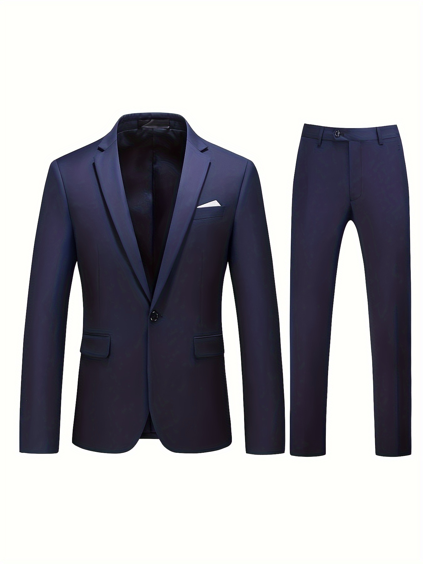Men's Plain Colour Formal Blazer and Pant 
