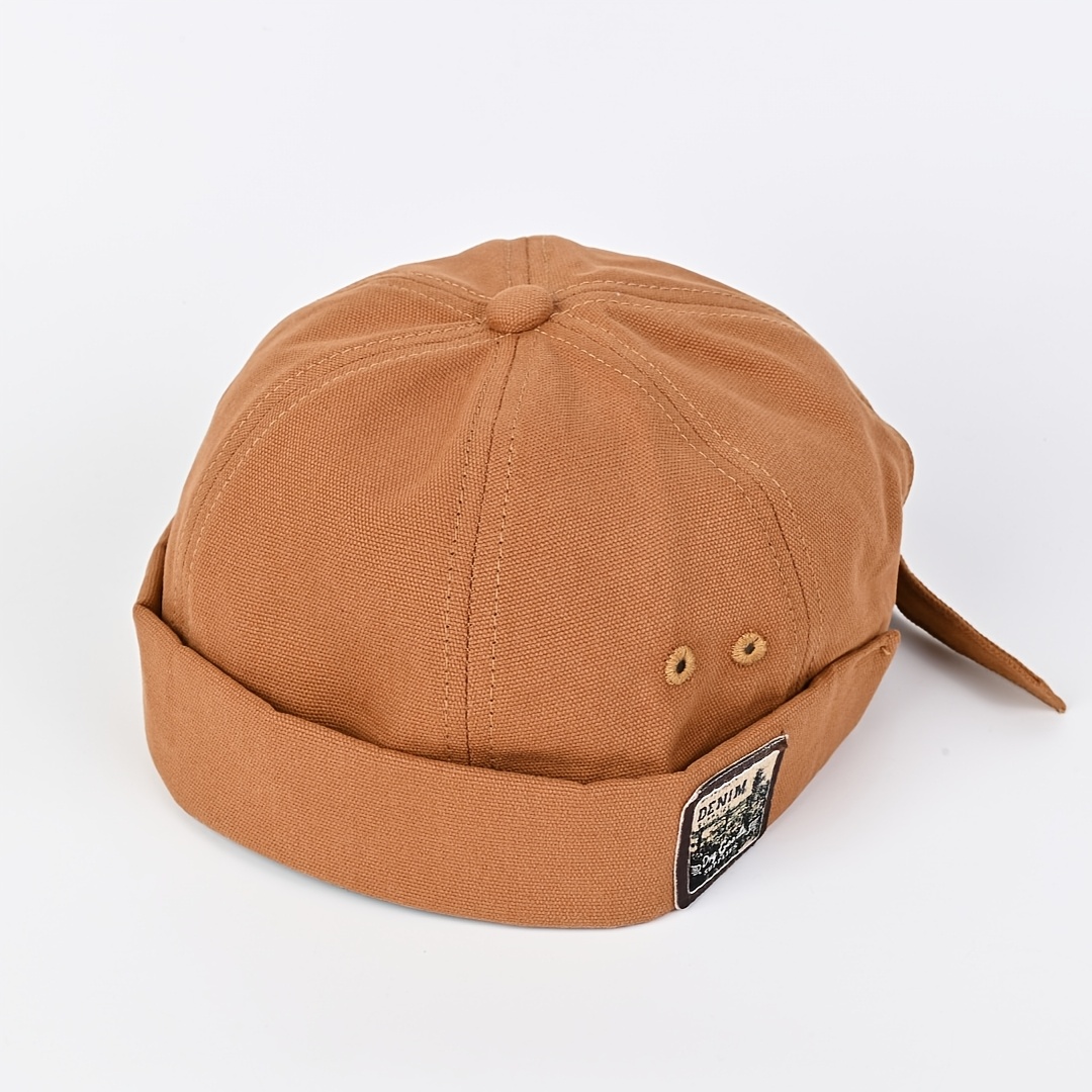 Docker Cap Brimless Hat, Adjustable Breathable Beanie