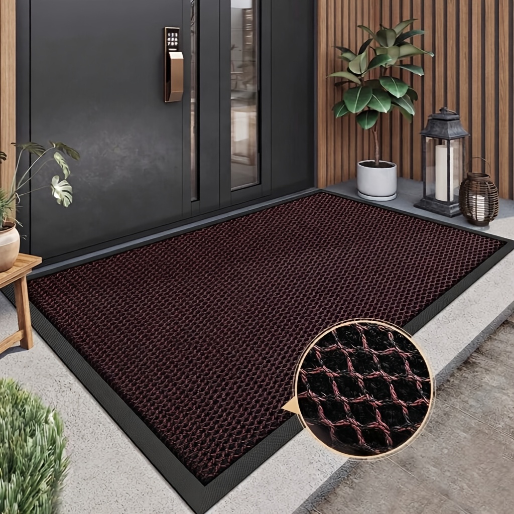 Premium Halloween Outdoor Floor Mat, Machine Washable Natural Rubber